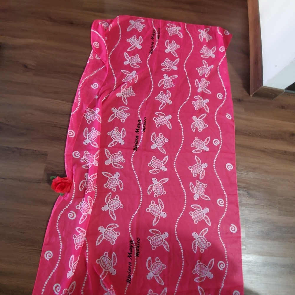 Rima Cover Up Swiming Color Pink And White
